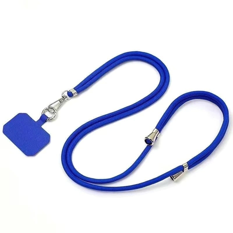 Mobiliojo telefono lanyard su nailoniniu virve ir metalo sagtimi, universalus dizainas