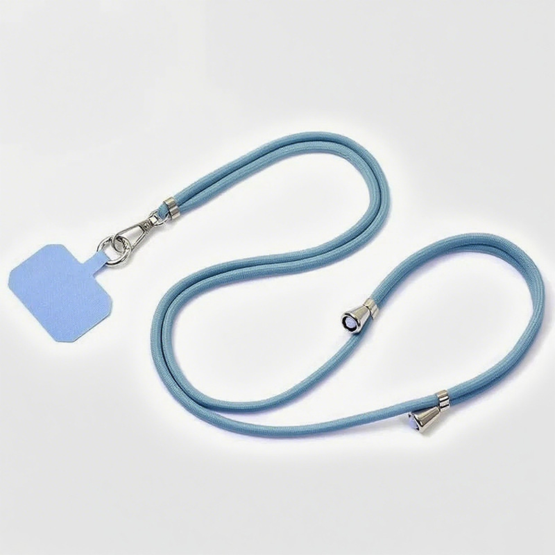 Mobiliojo telefono lanyard su nailoniniu virve ir metalo sagtimi, universalus dizainas