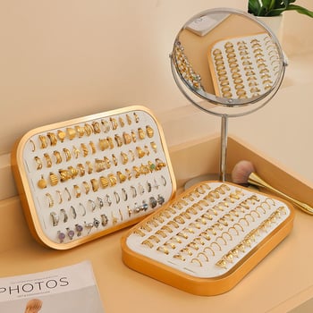 Метална подложка за витрина за бижута, едно парче, скандинавски стил, дизайн с четири ъгъла