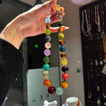 Κολιέ με κρύσταλλο αμέθιστο, χαλκού λεπτομέρειες, στυλ φως πολυτέλεια, συσκευασία δώρου σε κουτί, άνοιξη 2025