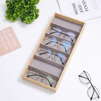 Jin Xi Fan Stalak za Izložbu naočala — Visoke kvalitete, Bamboo i drveni uzorak, Spajanje