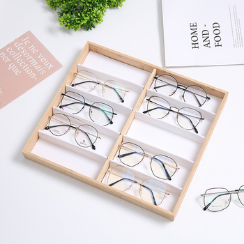 Jin Xi Fan Stalak za Izložbu naočala — Visoke kvalitete, Bamboo i drveni uzorak, Spajanje