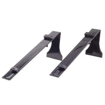 L-alakú óra bemutató állvány ABS anyagból, logónyomtatás, testreszabható