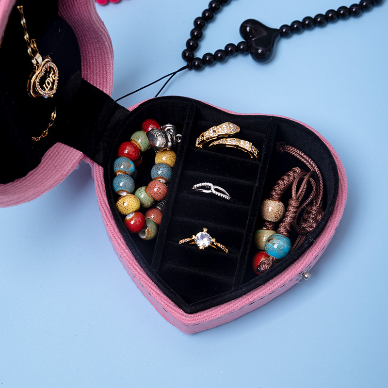 Denim szív alakú ékszerdoboz (Modell xsc1, Márka Nothing, Anyag Denim, Kemény tok, Testreszabás elérhető)