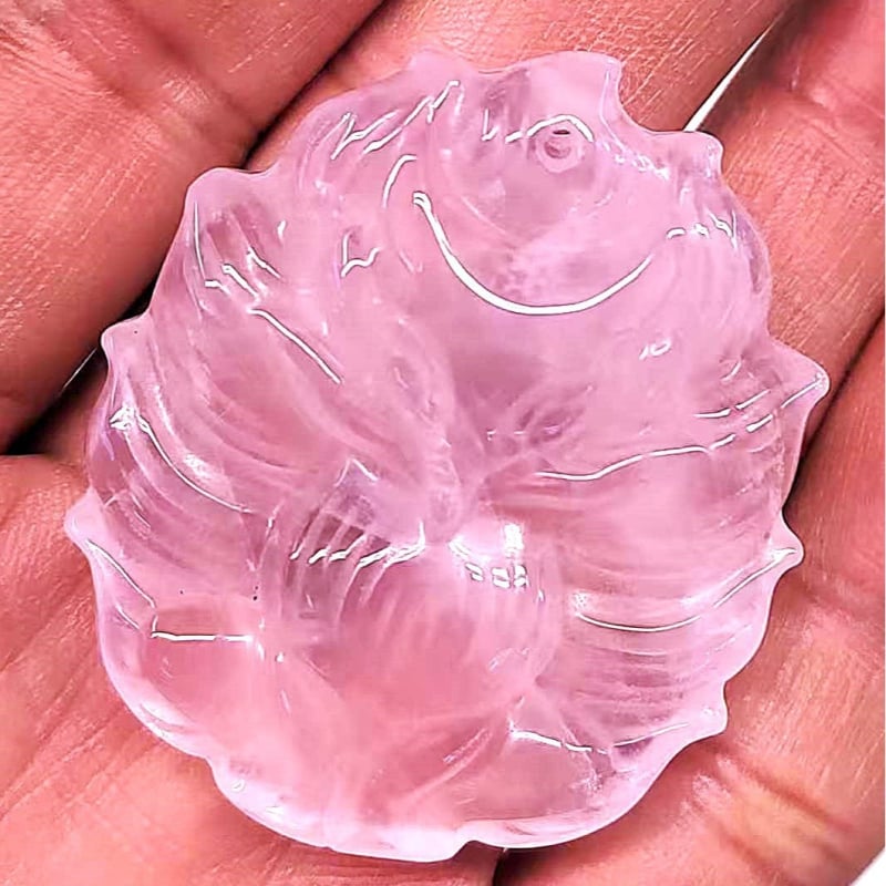 Kilenc farkú róka kristály nyaklánc medál – kristály anyag, polírozott felület, Crystal Brilliance márka