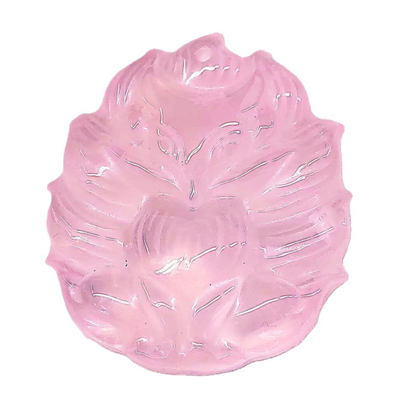 Kilenc farkú róka kristály nyaklánc medál – kristály anyag, polírozott felület, Crystal Brilliance márka