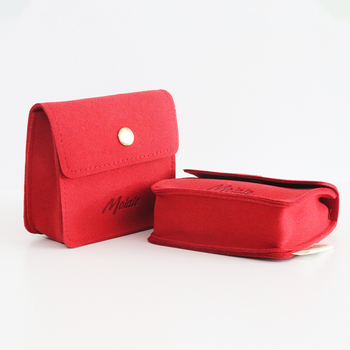 Velúr ékszer tároló taska – gyűrűk és nyakláncok számára, belső csomagolás, kiegészítő csomagolás