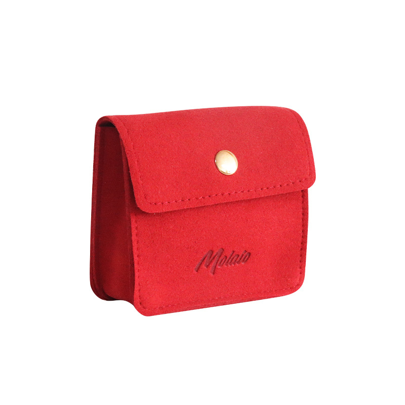 Velúr ékszer tároló taska – gyűrűk és nyakláncok számára, belső csomagolás, kiegészítő csomagolás