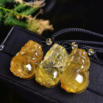 Tuofu ogrlica Pixiu od kristala Hair, gravirano, oblik životinje/zodijak, originalni dizajn