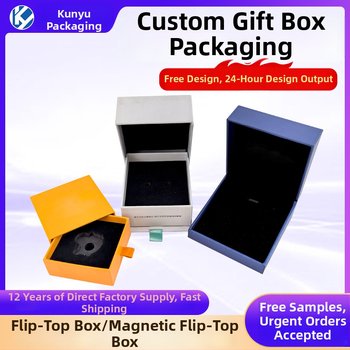 Magnētiska dāvanu kutija rotaslietām no kartona (Kartona konstrukcija; Magnētiska aizvēršana; Rotaslietu iepakojums; Zīmols Kunyu; Produkta kods 2025349162)