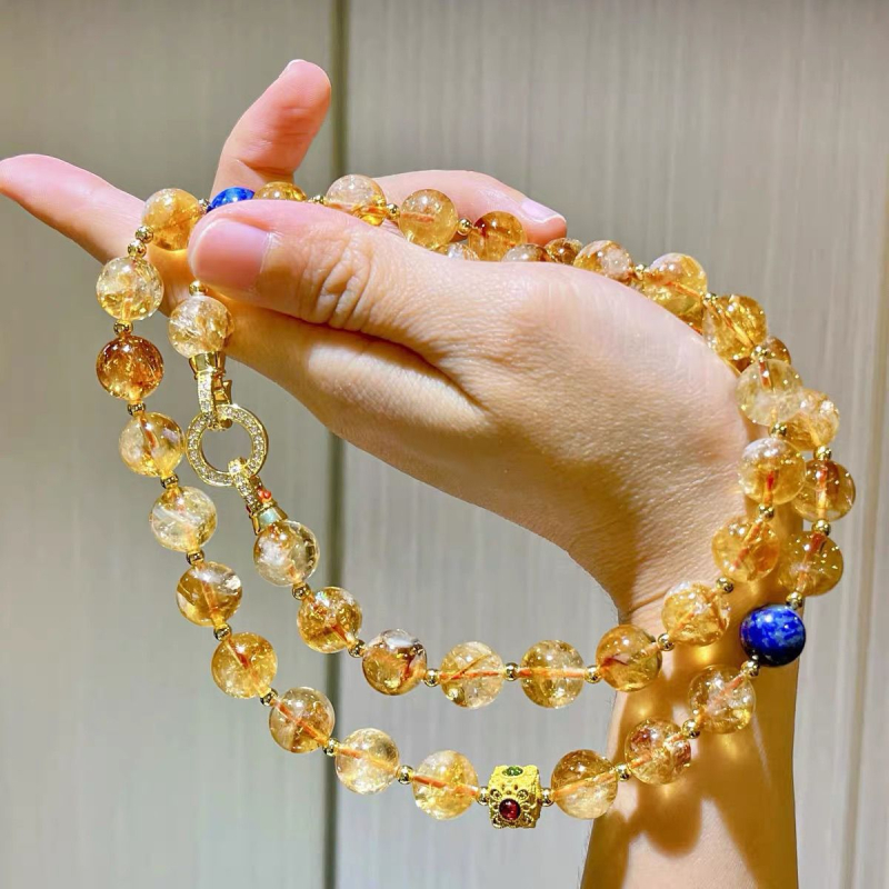 Geometrijski ogrlica od bakra i cirkona, ručno izrađena, privjesak od 18K zlata, unisex, pastoralni stil.