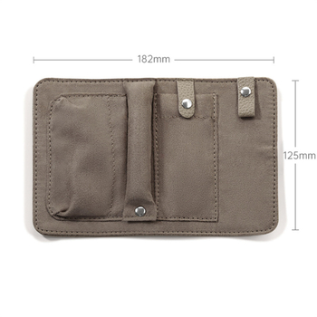 Kožna rolna torbica za nakit, skladište prstena i narukvica, koreanskog stila clutch