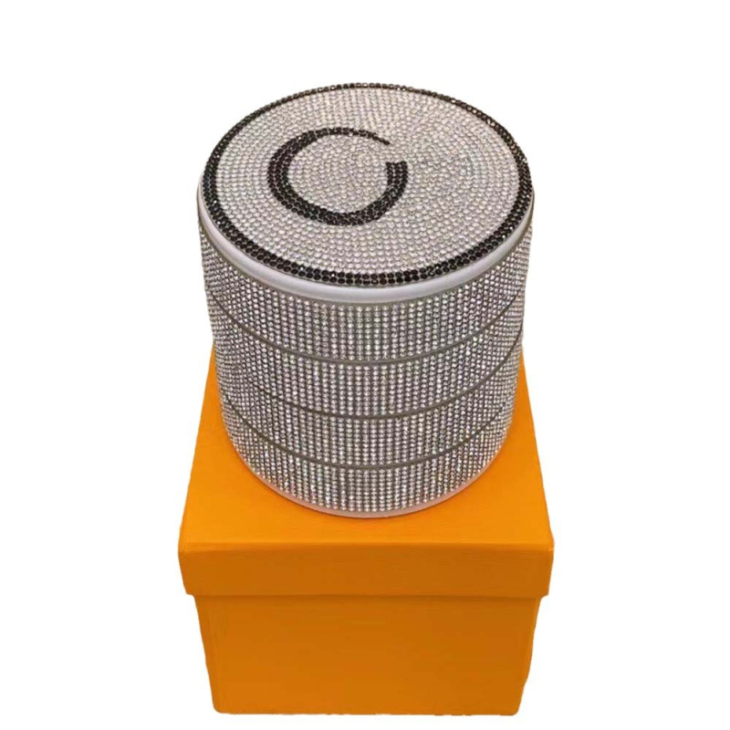 Cutie pentru bijuterii cu patru niveluri rotative și oglindă, spațiu pentru coliere și brățări, material ABS, construcție rigidă, personalizare disponibilă, specificații 10/10