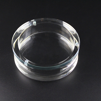 Kristāla apaļa rotaslietu uzglabāšanas kārba ar gludu virsmu, iepakojuma kārba, izcelsme Zhejiang