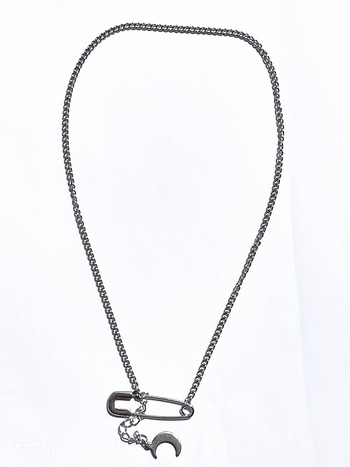 Lančić s geometrijskim privjeskom, titan čelik, kutijasti lanac, nacionalni stil, unisex