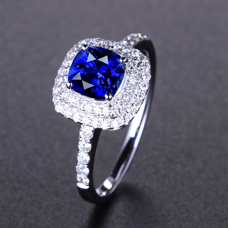Bakreni prsten s geometrijskim dizajnom i mikrougrađenim kristalima, elektrogalvanski završetak, prilagodljivo Star Jewelry