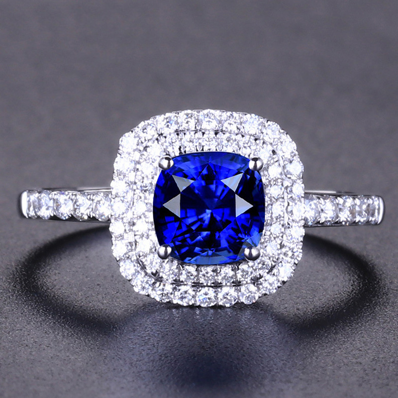 Bakreni prsten s geometrijskim dizajnom i mikrougrađenim kristalima, elektrogalvanski završetak, prilagodljivo Star Jewelry