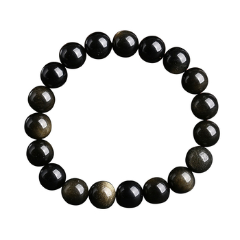Narukvica od obsidijanskog kristala, unisex, nacionalni stil, prilagodba logotipa