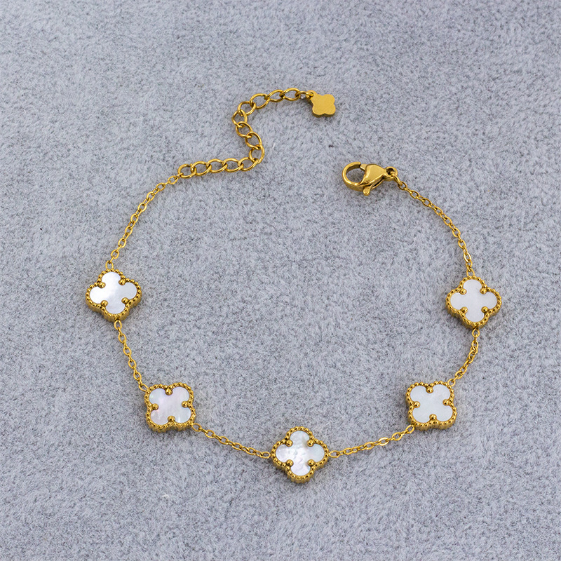 Narukvica od nehrđajućeg čelika, oblik cvijeta, lagani luksuz, unisex, mogućnost tiskanja logotipa.