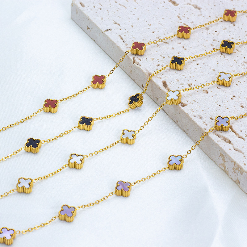 Narukvica od nehrđajućeg čelika, oblik cvijeta, lagani luksuz, unisex, mogućnost tiskanja logotipa.