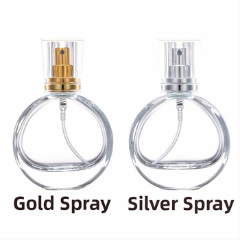 Apskritas stiklo kvapo buteliukas, pūtimo stiklas, lengvas paviršiaus apdorojimas, pritaikymas prieinamas, nbyaic