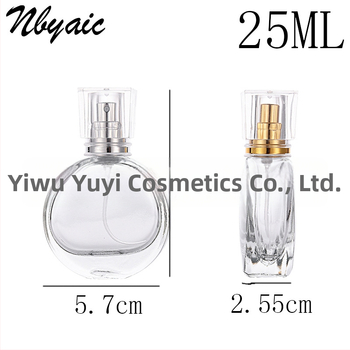 Apskritas stiklo kvapo buteliukas, pūtimo stiklas, lengvas paviršiaus apdorojimas, pritaikymas prieinamas, nbyaic