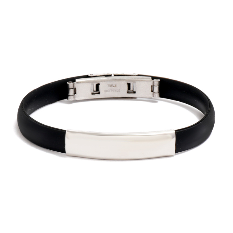 Unisex narukvica s geometrijskim dizajnom, Cortex materijal, HM-BX175 od Huan Minga, otisnut logo, mogućnost prilagodbe