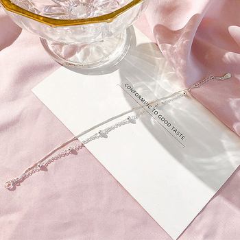 Narukvica s dvostrukim slojem zmijske kosti, korejskog stila, s premazom od srebra 35%, prilagodljiva