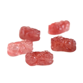 Privjesak Pixiu od jagodnog kristala, marka JYA, stil životinje/zodijak, originalni dizajn, podrijetlo Jiangsu