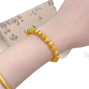 Pozlaćeni bakreni narukvica, elektroplatiranje, Jinling Jewelry, ženski stil, poklon za godišnjicu.