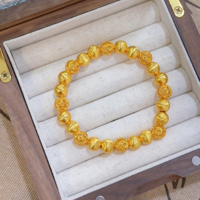 Pozlaćeni bakreni narukvica, elektroplatiranje, Jinling Jewelry, ženski stil, poklon za godišnjicu.