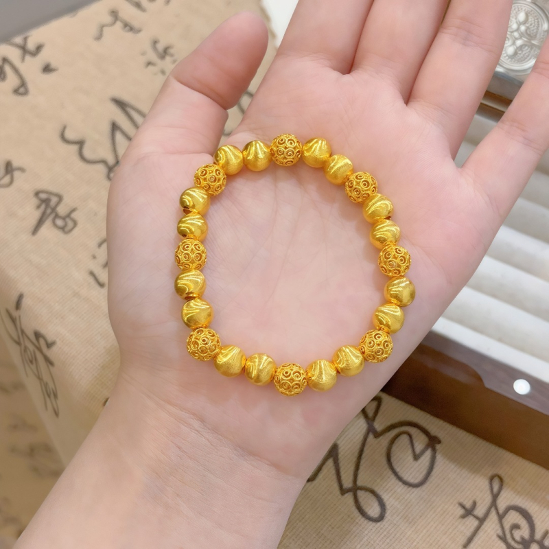 Pozlaćeni bakreni narukvica, elektroplatiranje, Jinling Jewelry, ženski stil, poklon za godišnjicu.
