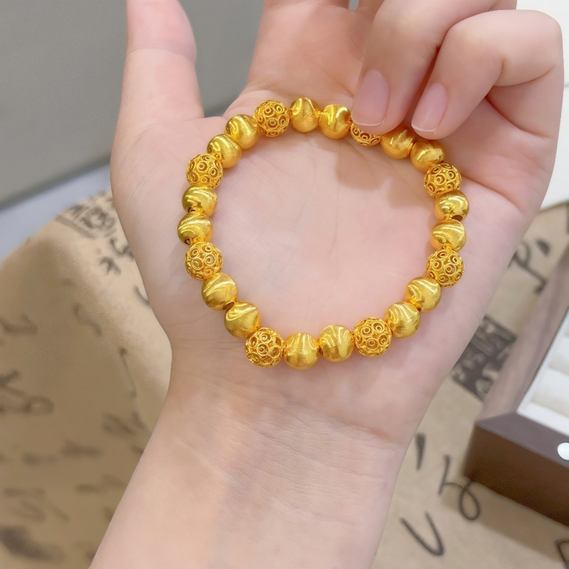 Pozlaćeni bakreni narukvica, elektroplatiranje, Jinling Jewelry, ženski stil, poklon za godišnjicu.