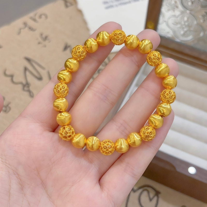 Pozlaćeni bakreni narukvica, elektroplatiranje, Jinling Jewelry, ženski stil, poklon za godišnjicu.