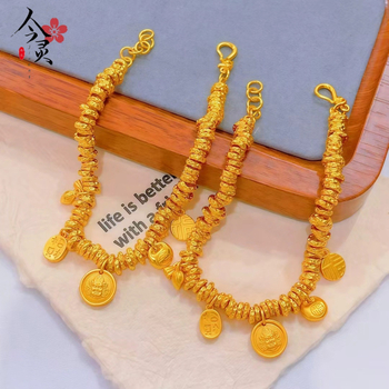 Jinling Jewelry sárgaréz karkötő elektroplattázással – női kézre illő ékszer, 2025 tavasz megjelenés