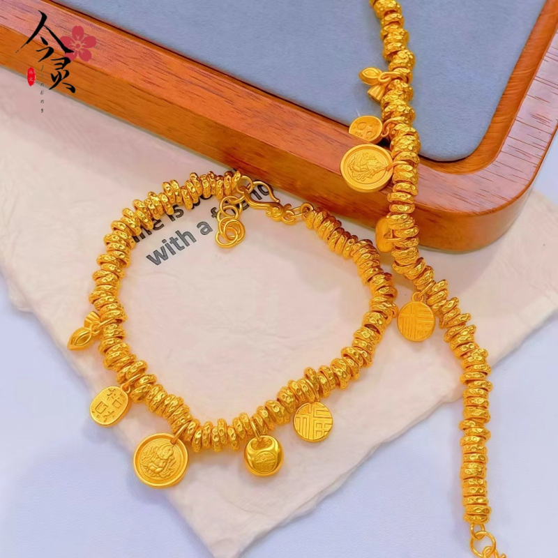 Jinling Jewelry sárgaréz karkötő elektroplattázással – női kézre illő ékszer, 2025 tavasz megjelenés