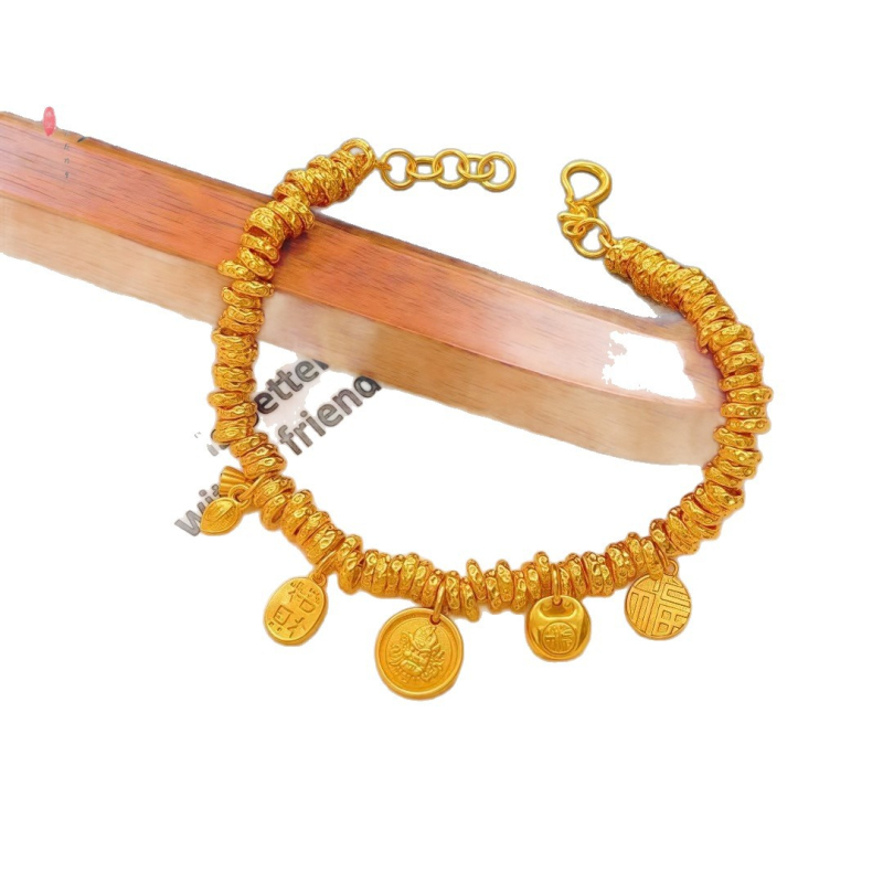 Jinling Jewelry sárgaréz karkötő elektroplattázással – női kézre illő ékszer, 2025 tavasz megjelenés