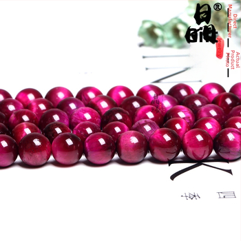 Slobodne perle od tigrovog oka za DIY nakit – polirane i obojane, podrijetlo Jinhua, brend Crystal-given