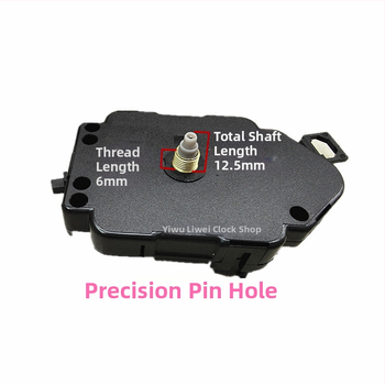 P6168 Mecanism de ceas cu cuarț, carcasă din plastic, pentru ceas DIY cu ramă foto fără ramă, design modern minimalist, 200 bucăți pe cutie