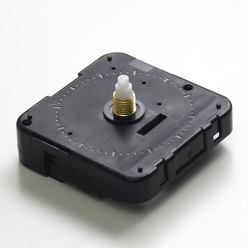 Mecanism ceas cuarț MJK, mișcare silențioasă, carcasă din plastic, logo tipărit (ambalare 500)