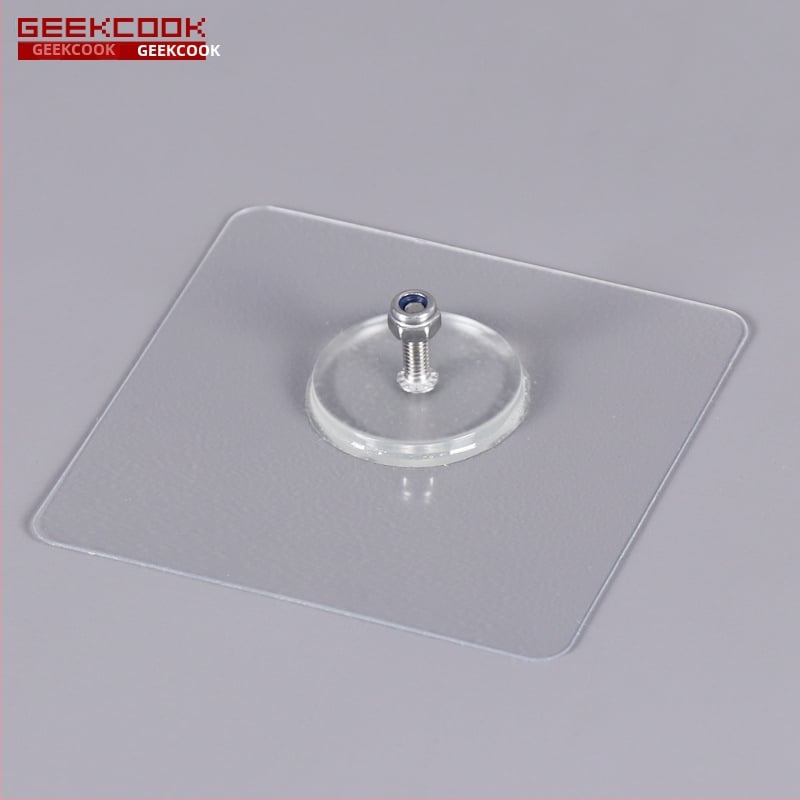 Ceas de perete cu cârlig adeziv fără urme; carcasă din plastic; stil modern minimalist; personalizare disponibilă; ambalat într-un singur pachet OPP