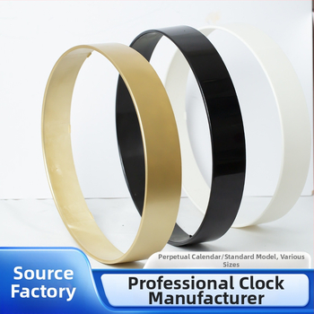 Ceas de perete cu cuarț, carcasă ABS, ramă din plastic, formă circulară, afișaj LCD