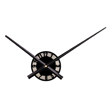 Ceas de perete DIY – Mișcare Quartz, Sweep silențios al secundei, Alimentat cu baterie, Cadran metalic, Carcasă metalică