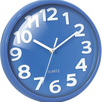 Kelijia KLJ-6430 Ceas de perete, design modern cu sticlă arcuită, mișcare lină a secundelor, cadran și carcasa din plastic, alimentare cu baterie, o singură față