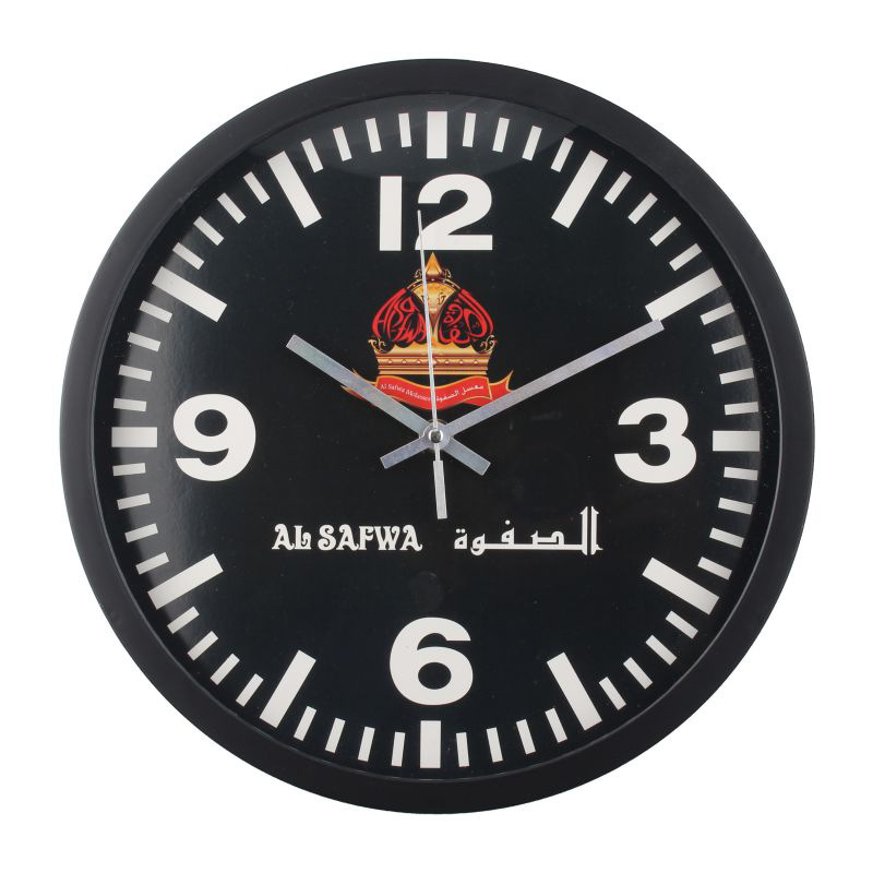 Ceas de perete modern, cu mecanism cuarț, cadran rotund, afișaj cu ace și cifre, timp mondial, indicație de 24 de ore