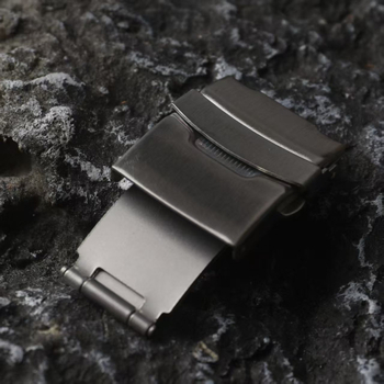 Закопчалка за часовник – неръждаема стомана, двойна предпазна сгъваща закопчалка, съвместима със стоманени и силиконови каишки