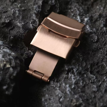 Закопчалка за часовник – неръждаема стомана, двойна предпазна сгъваща закопчалка, съвместима със стоманени и силиконови каишки