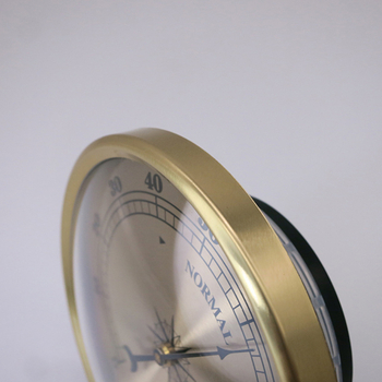 Fém hygrometer óra, kör alakú dizájn, kvarc működés, modern minimális stílus, logó nyomtatása elérhető