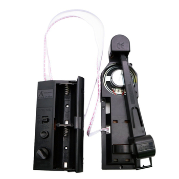 Ceas de perete cu box muzical și mecanism Quartz – carcasă din plastic, stil modern minimalist