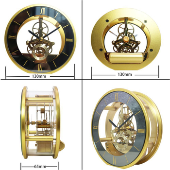 Ceas cu roți dințate din metal, Mișcare cuarț, Brand HR, Design modern minimalist, Origine Guangdong